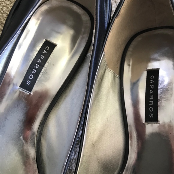 🍁5/20$!!! Satin Metallic Knot Front Formal/Prom Heels - Picture 8 of 13